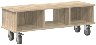 vidaXL TV-Ständer Sonoma-Eiche 100 x 35 x 35 cm Holzwerkstoff 891034