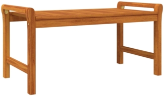 Couchtisch, Sofatisch 100 x 50 x 50 cm Massivholz Akazie