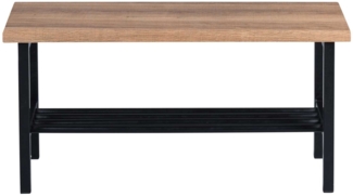 Garderobenbank Lollar / Lenz , Holzwerkstoff , Holzfarben , 80 x 41 x 30 cm