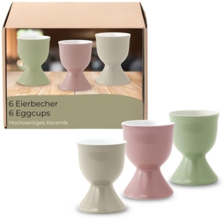 matches21 HOME & HOBBY Eierbecher, (6-tlg), Spülmaschinenfeste Eierhalter für Frühstückstisch