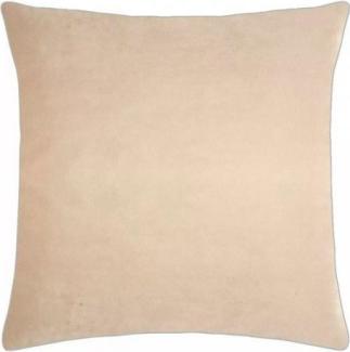 pad Kissenhülle Samt Elegance Natural Beige (50x50 cm) 10127-A30-5050