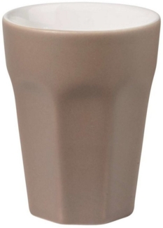 ASA Selection ti amo colore Becher Cappuccino, Cappuccinobecher, Kaffeetasse, Tasse, Steingut, Taupe, 250 ml, 5180208