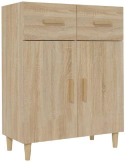 vidaXL Sideboard Sonoma-Eiche 69,5x34x89 cm Holzwerkstoff 812189