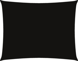 vidaXL Sonnensegel Oxford-Gewebe Rechteckig 6x7 m Schwarz 135772