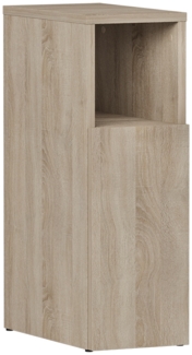 Vicco Nachttisch Sonoma 20x59.5 cm mit 1 Tür, Enton