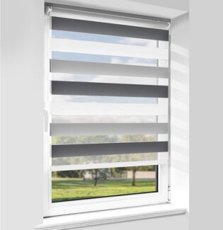 Doppelrollo Klemmfix ohne Bohren, Vkele, 230cm,freihängend Klemmträger, Klemmfix, rollos Blickdicht für Fenster und Tür