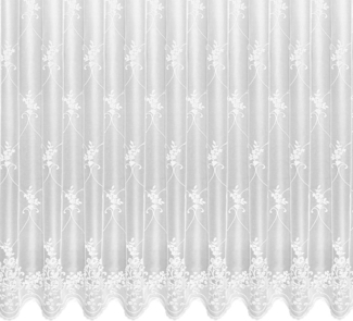 Neusser Collection Schal mit Gadrinenband Berit weiß, 160x300 cm