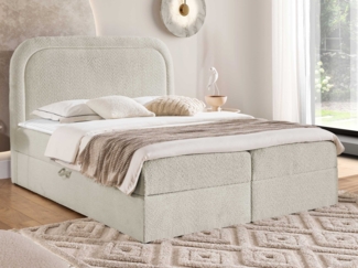 Boxspringbett Busnik (Farbe: Coral 65, Größe: 180x200)