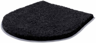 GRUND MELANGE WC-Deckelbezug 47 x 50 cm Anthrazit