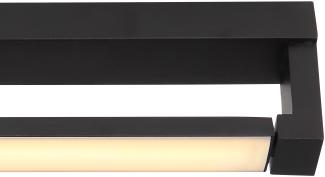 Globo Wandleuchte Susi, Metall, schwarz matt