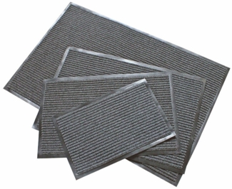 Spetebo Fußmatte Schmutzfangmatte in grau - 90x60 cm, rechteckig, Höhe: 10 mm, Türmatte für Innen und Außen