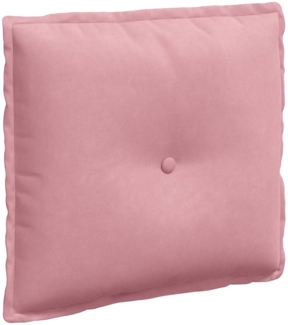 vidaXL Rückenkissen Rosa 50 x 45 cm Cordstoff 42014636