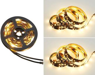 2er Set LED Streifen mit Fernbedienung, RGB Farbwechsel & Dimmer - 3 Meter