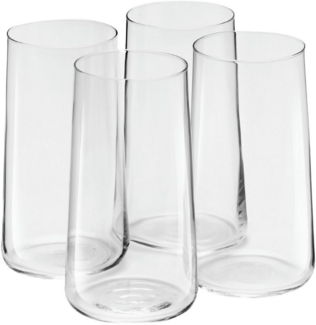 van Well Longdrinkglas Ava, Longdrinkgläser 55,0 cl, 4 Stück, Kristallglas, Geschenkkarton mit Sichtfenster, spülmaschinengeeignet