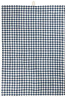 Ib Laursen Geschirrtuch Ib Laursen Geschirrtuch Lucas Dunkelblau mit Karos (50x70cm)