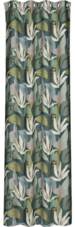 Clever-Kauf-24 Vorhang Ösenschal Jasper grün, BxH 140x245 cm 6792-01, Ösen, halbtransparent
