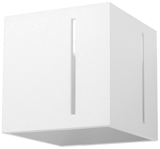 Wandleuchte, Weiß, ALU, UP DOWN, H 12 cm