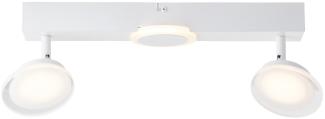 Brilliant Leuchten G99554-05 LED Spotbalken Meriza weiß 38cm 3000K