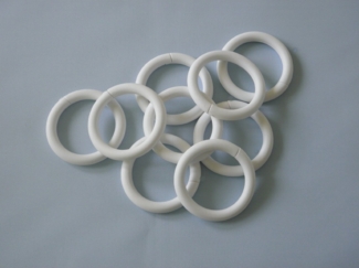 ÜBERLÄNGE! Textil Duschvorhang weiß 200x280 CM weiss - PERFEKT FÜR HOHE DECKEN -