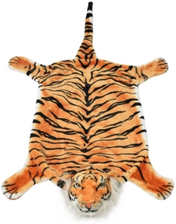 vidaXL Tigerfell Teppich Plüsch 144 cm Braun 80168