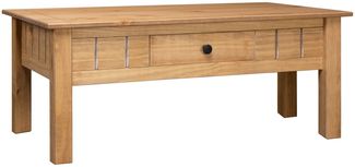 vidaXL Couchtisch 100x60x43,5 cm Massivholz Panama-Kiefer 282682