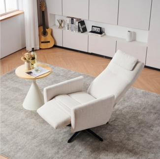STILVORA Relaxsessel mit Liegefunktion,Loungesessel drehbar,Relaxsessel aus Chenille-Stoff (Technische Daten, 67*80.5*110cm(L*W*H) Verpackungsabmessungen: 77*68*53cm(L*W*H), mit Relaxfunktion