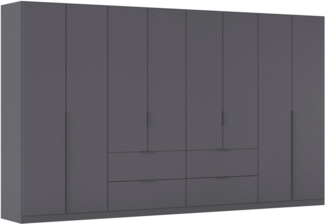rauch Drehtürenschrank Kleiderschrank Schrank Garderobe AGORDO mit Dekor- oder Hochglanzfront (in zwei Griff-Farben, Breiten 91-360 cm) mit Außenschubkästen, in 7 Breiten und 2 Höhen MADE IN GERMANY
