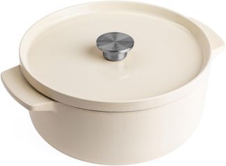 KitchenAid CC006059-001 Bräter mit Deckel - Rund - 5.2L 26cm Creme Creme