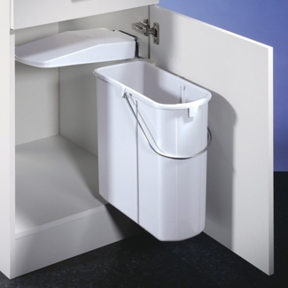 WESCO 700411-10 Abfallsorter 19 Liter VARIO 1 ab 45 cm Schrankbreite, weiß