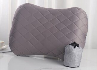 Coonoor Reisekissen Aufblasbares Kissen für Camping/Reise mit abnehmbarem Kissenbezug, ergonomisches Kissen, bequem, für Reisen/Outdoor