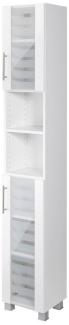 welltime Seitenschrank Jaca Breite 30 cm, mit MDF Hochglanz-Fronten