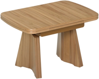 Couchtisch höhenverstellbar und ausziehbar Callida 90x54x65 Kernbuche