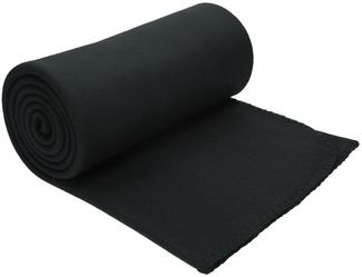 Wohndecke Luxus Fleecedecke Kuscheldecke Größe 130x170 cm Farbe schwarz, Betz, Qualität 180 g/m