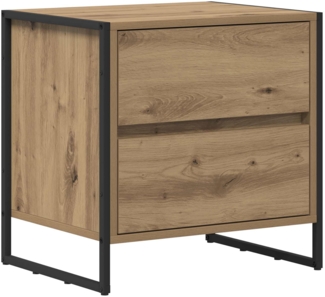 vidaXL Nachttisch Kunsthandwerk Eiche 50 x 39,5 x 50 cm Holzwerkstoff 886688