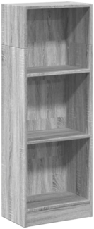 vidaXL Bücherregal Grau Sonoma 40x24x109 cm Holzwerkstoff 857779