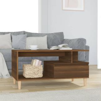 vidaXL Couchtisch Braun Eichen-Optik 90 x 49 x 45 cm Holzwerkstoff [819619]