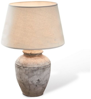 Mirabeau Tischleuchte Tischlampe Mosnay beige/antikgrau
