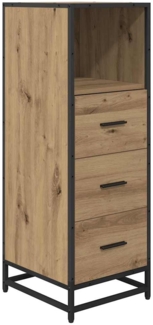 vidaXL Badezimmermöbel-Set mit Regal Artisan-Eiche 35 x 37,5 x 100 cm 883606