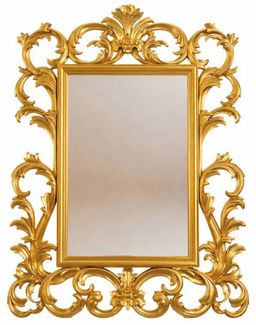 Casa Padrino Luxus Barock Spiegel Gold H. 134 cm - Barockstil Möbel