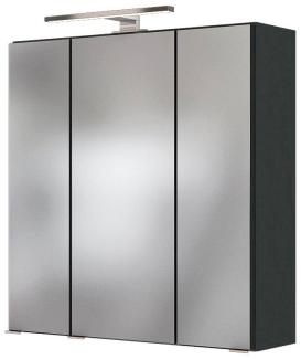 welltime Spiegelschrank Baabe Breite 60 cm, mit 3D-Effekt, dank 3 Spiegeltüren