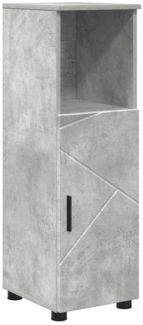 vidaXL Badezimmer Schrank Betongrau 30 x 35 x 95 cm Holzwerkstoff 883317