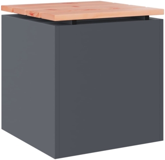 vidaXL Gartenbank Anthrazit 40 x 40 x 43 cm 874914