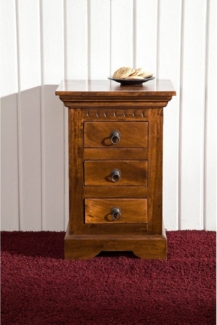 Massivmoebel24 Nachttisch Nachttisch Akazie 40x38x59 honig lackiert OXFORD #0502