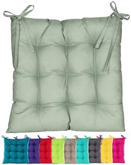 JACK Stuhlkissen JACK Outdoor 38x38cm Sitzkissen Lounge Kissen Sitzkissen Wasserfest, mit Lotus Effekt, robust, strapazierfähig, für Innen & Außen
