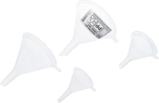 BGS Trichter-Satz | lebensmittelecht | Ø 55 - 125 mm | 4-tlg.