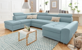 sit&more Wohnlandschaft Riva U-Form, wahlweise mit Bettfunktion