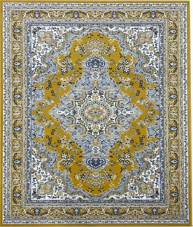 Home affaire Teppich Oriental, Made in Belgium, rechteckig, Höhe: 7 mm, Orient-Optik, mit Bordüre, Teppich, Kurzflor, Weich, Kundenliebling