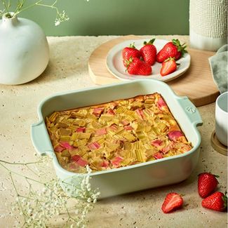 Peugeot Auflaufform quadratisch 28 cm Appolia salbeigrün