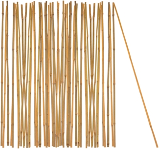 BigDean 50x Pflanzstab Bambusstab 105x8 cm - 10 mm Bambus Rankhilfe Pflanzstab Tonkinstab 100% Naturprodukt Pflanzstäbe Bambusstäbe Bambusstangen
