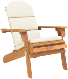 vidaXL Adirondack-Gartenstuhl mit Kissen Massivholz Akazie 360031